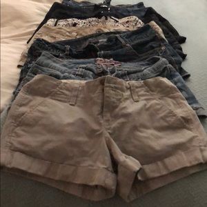 Lot of size 5 shorts/ skirts
